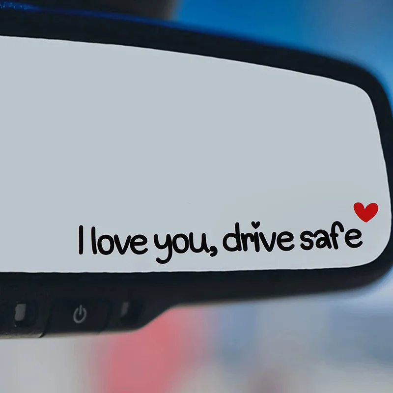 Car Accessories For Women - Autocollants de miroir de voiture, je
