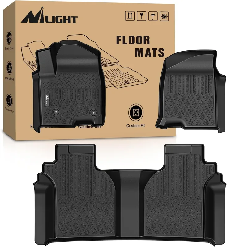 Car Floor Mat Rubber - Tapis de sol Nilight pour Chevy