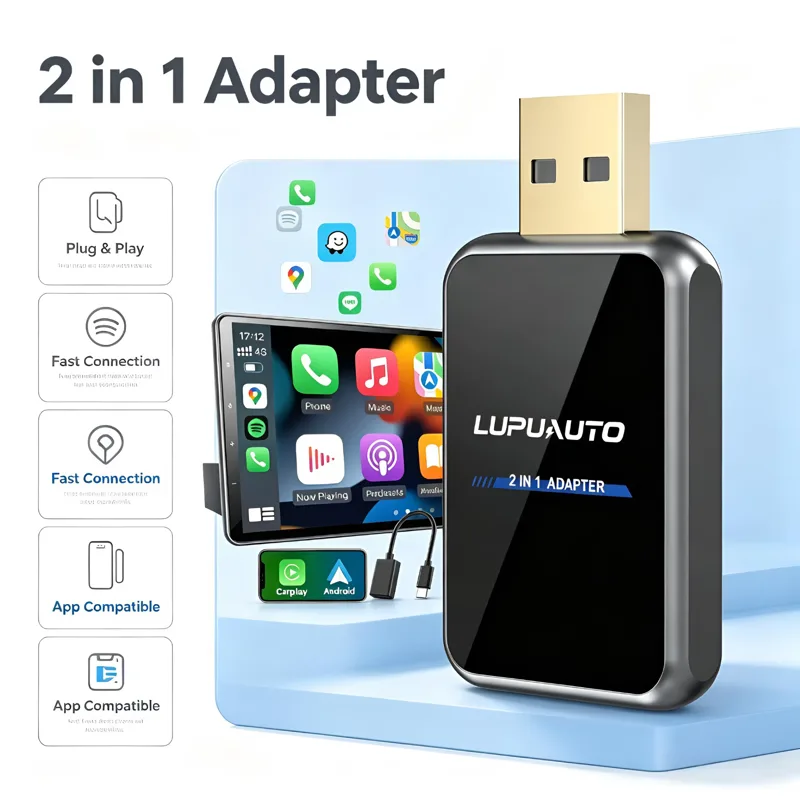Car Accessories Usa - Adaptateur CarPlay Android Auto filaire vers