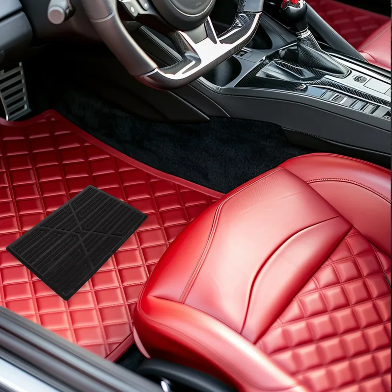 Car Floor Mat Rubber - Tapis de protection antidérapant en caoutchouc
