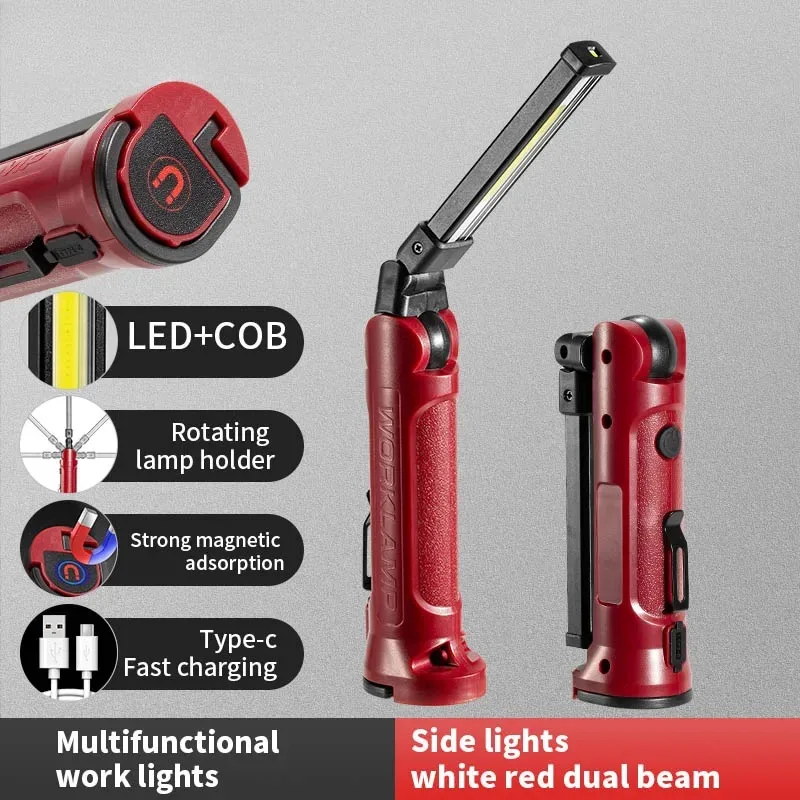 Car Accessories Hanging - Lampe de travail LED COB rechargeable,