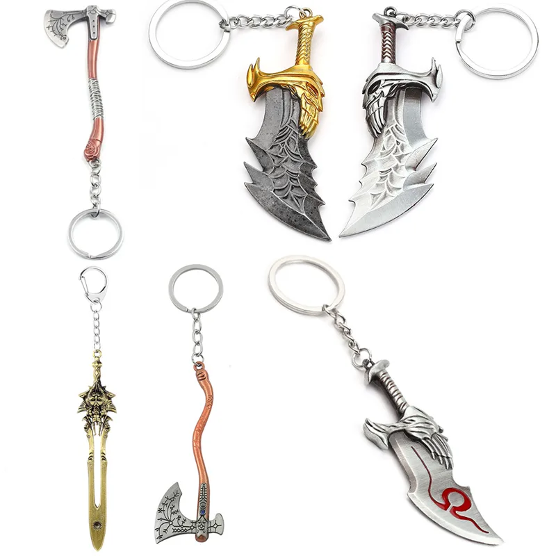 Car Accessories For Women - Porte-clés God of War 4 Kratos,