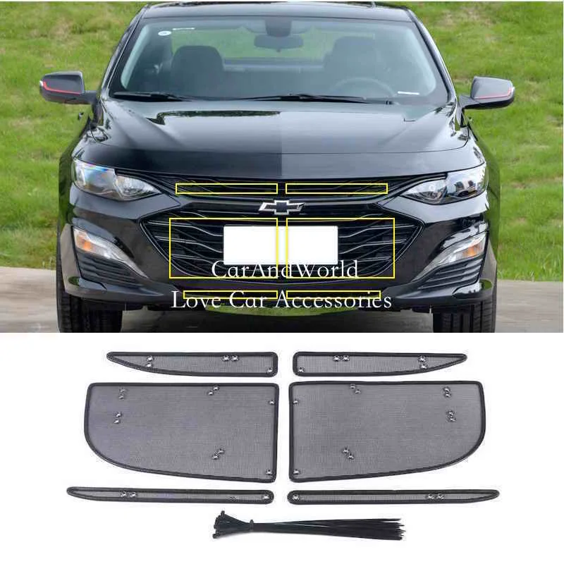 Car Accessories Xl6 - Grille centrale en acier inoxydable, maille