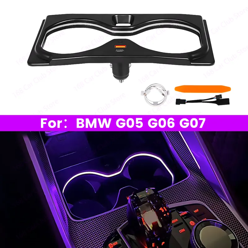Car Accessories Light - Lumière de porte-gobelet LED 11 couleurs,