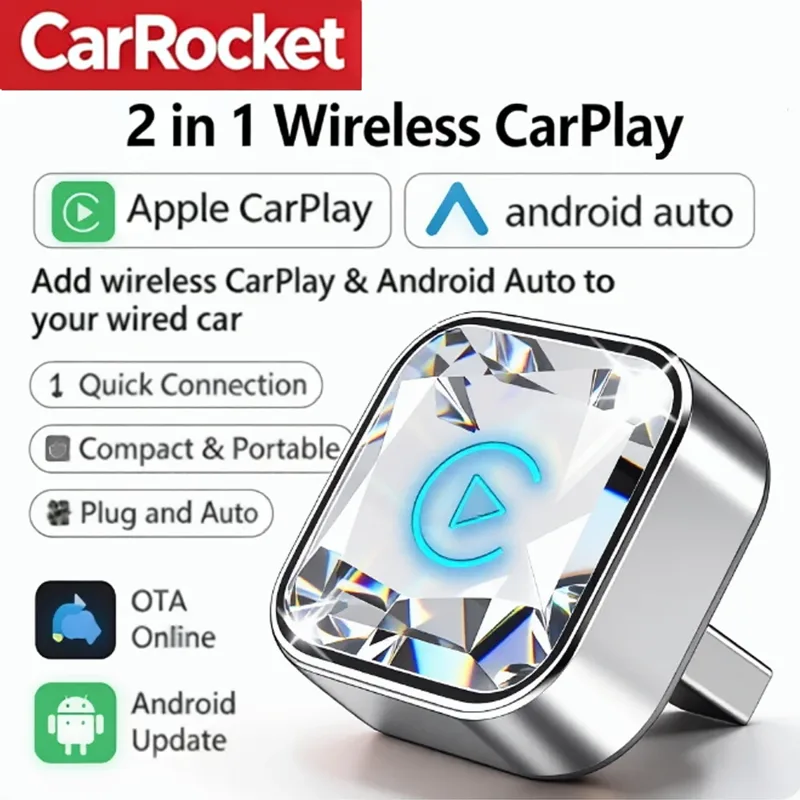 Car Accessories Usa - Adaptateur sans fil CarRocket Mini 2