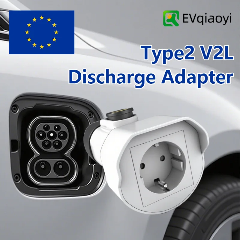 Car Accessories Usa - EVqiaoyi Adaptador de Descarregamento Type2 V2L