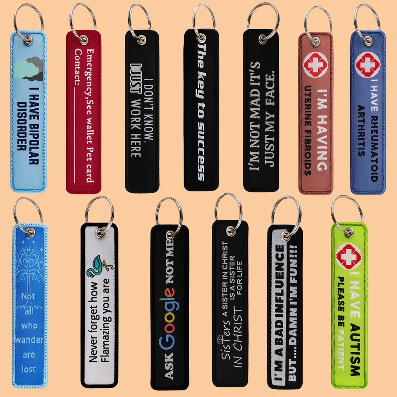 Car Accessories Quotation - Porte-clés brodé devis de maladie, 1