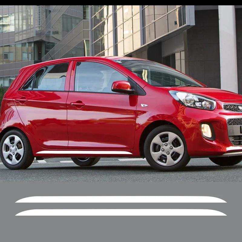 Car Accessories Nz - Autocollants à rayures pour jupe de