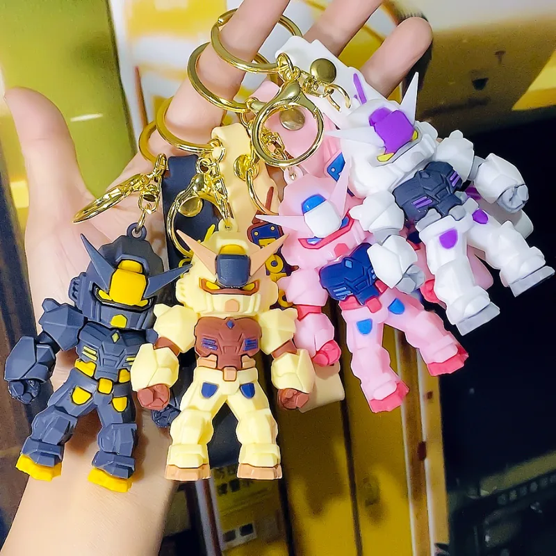 Car Accessories Hanging - 1/4 pièces Nouveau Porte-clés Gundam, Figurine