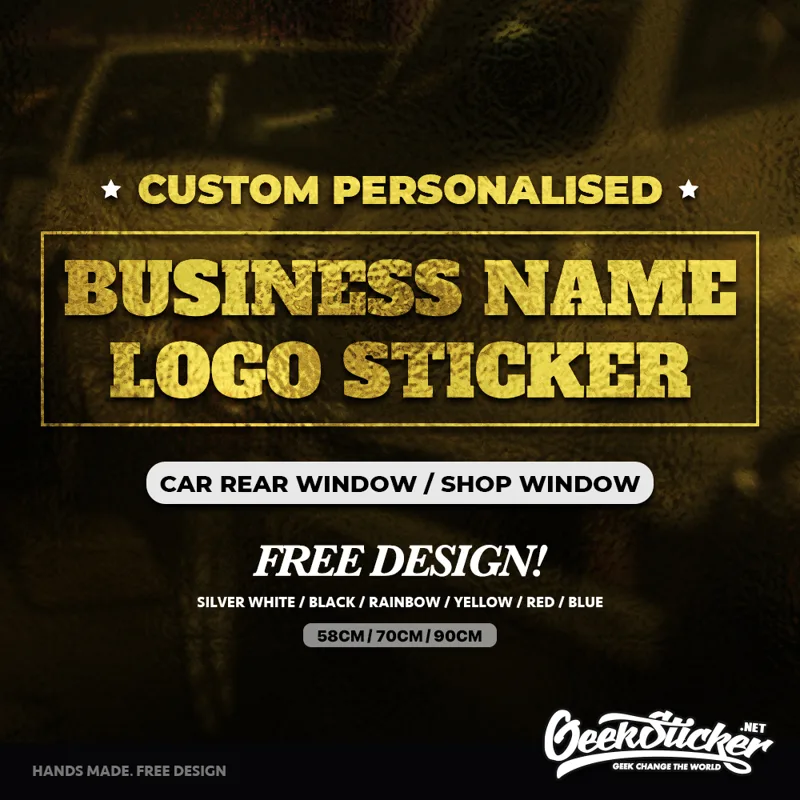 Car Accessories Nz - Autocollant personnalisé pour nom d'entreprise, texte,