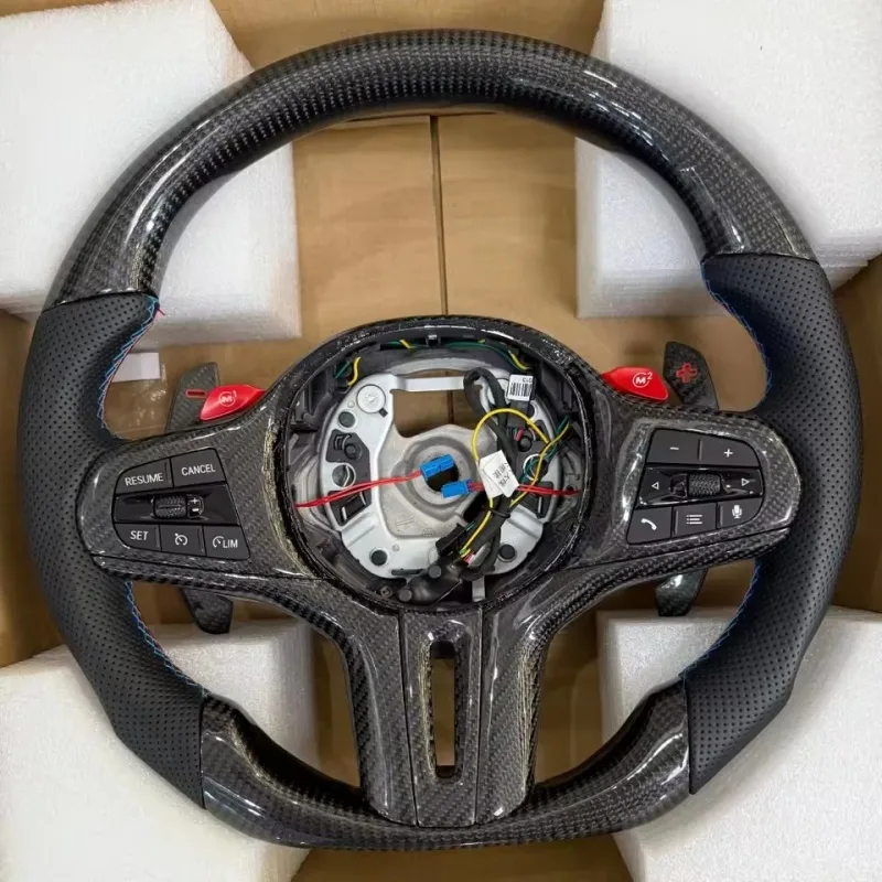 Car Accessories For Steering Wheel - Volant de voiture en cuir et