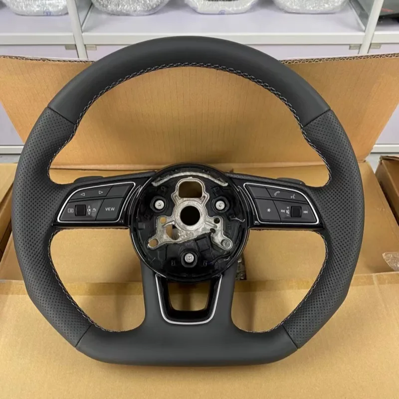 Car Accessories For Steering Wheel - Volant de voiture en cuir microfibre