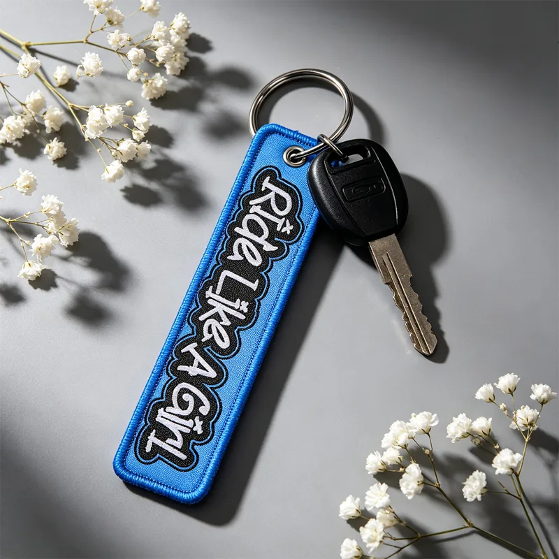 1PC Porte-clés brodé avec cita - Car Accessories Quotation avis et prix