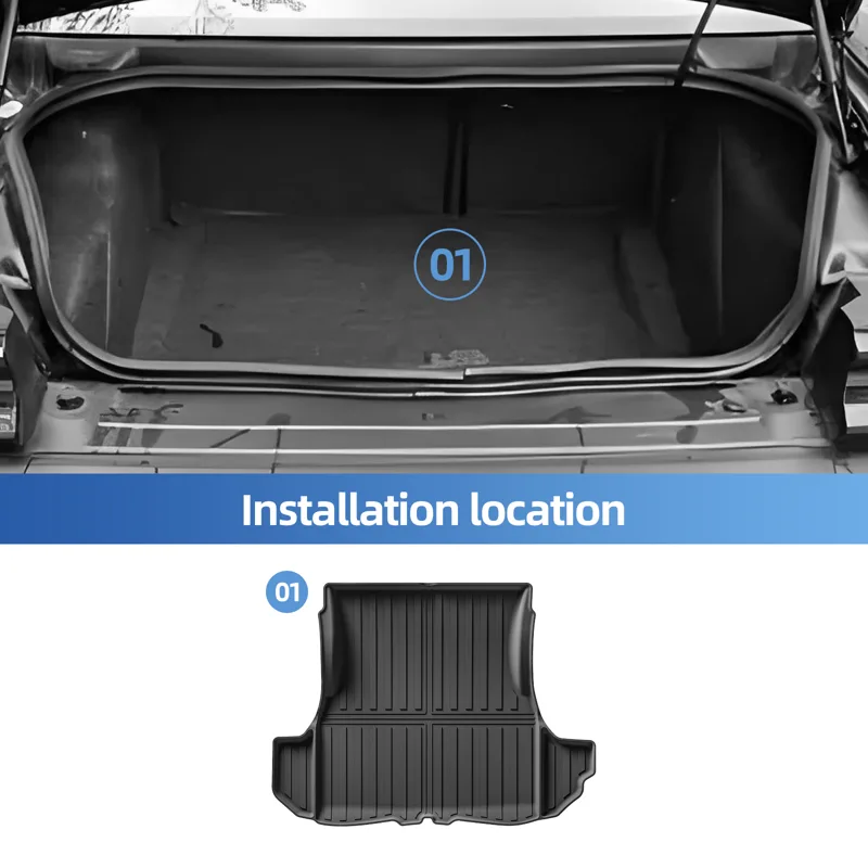 Tapis de sol de voiture 3D en  - Car Floor Mat Rubber avis et prix