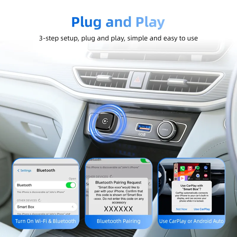 Adaptateur sans fil 2-en-1 Car - Car Accessories Usa avis et prix