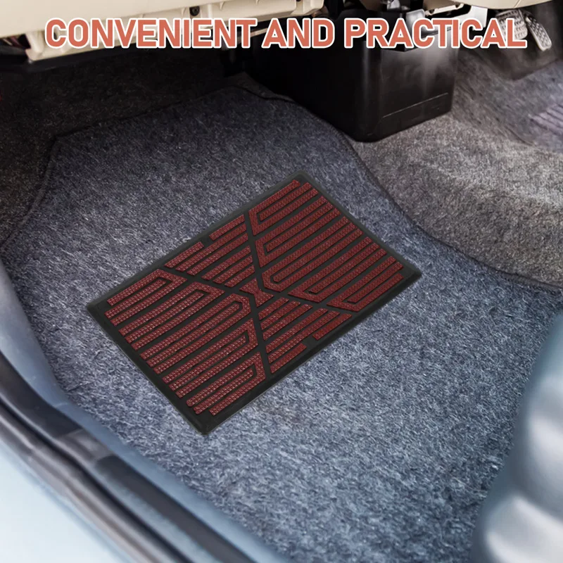1 ensemble de tapis de pédale  - Car Floor Mat Rubber avis et prix