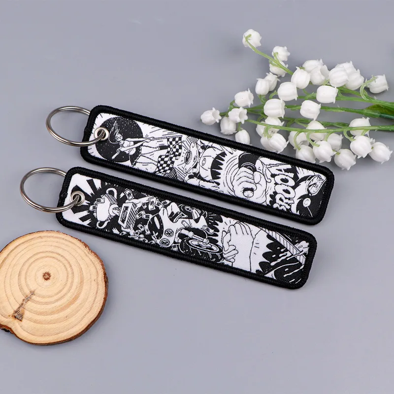 1PC Porte-clés brodé Anime Sha - Car Accessories Quotation avis et prix