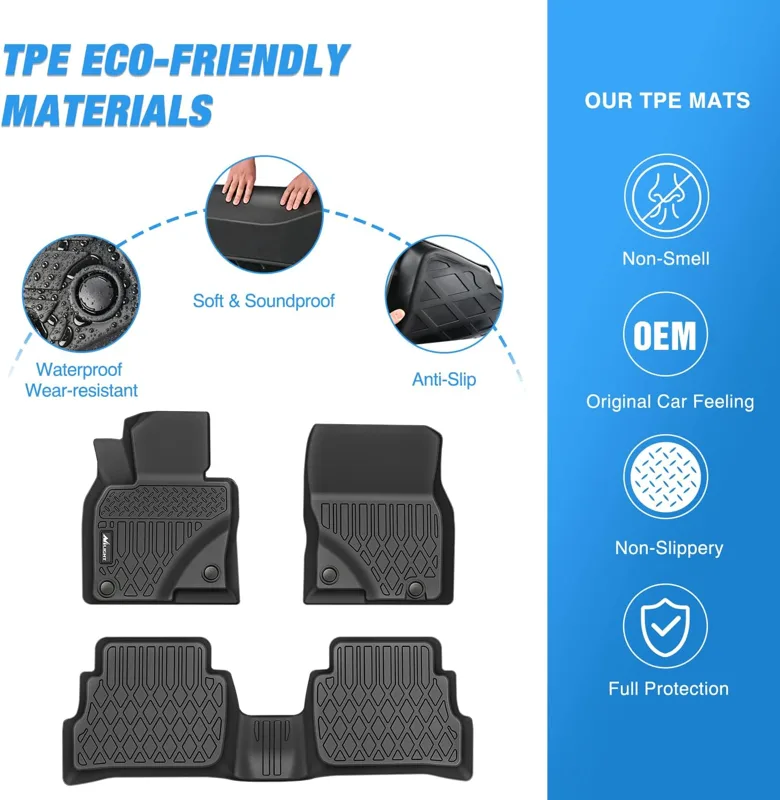 Tapis de sol TPE sur mesure Ni - Car Floor Mat Rubber avis et prix