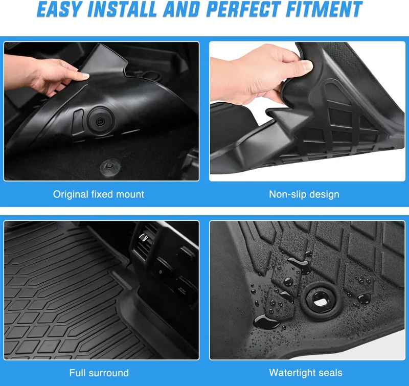 Tapis de sol TPE sur mesure Ni - Car Floor Mat Rubber avis et prix