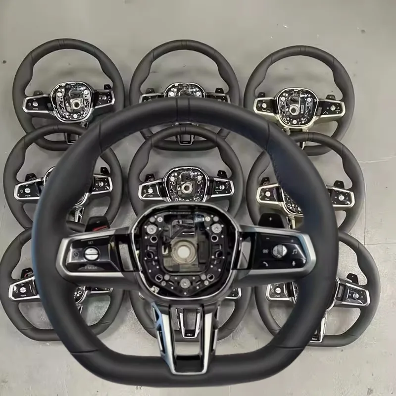 Volant de voiture en cuir pour - Car Accessories For Steering Wheel avis et prix
