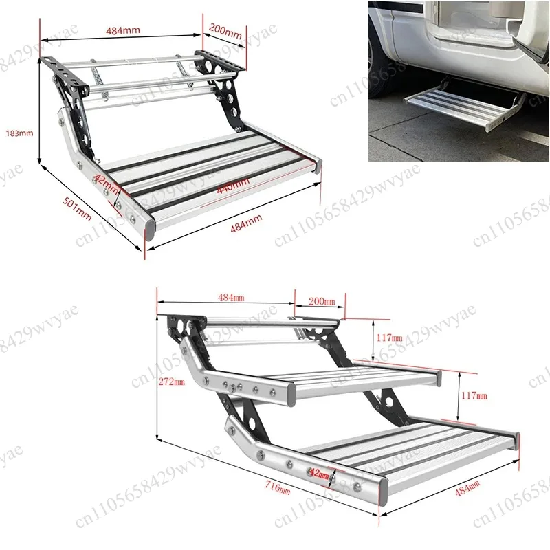 Marchepieds pliants pour campi - Car Accessories For Camping avis et prix