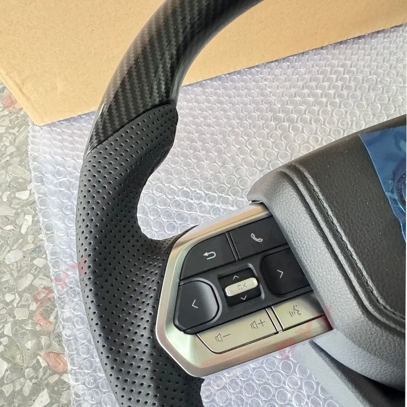Volant de direction en fibre d - Car Accessories For Steering Wheel avis et prix