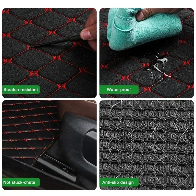 Tapis de sol de voiture 4 pièc - Car Floor Mat Rubber avis et prix