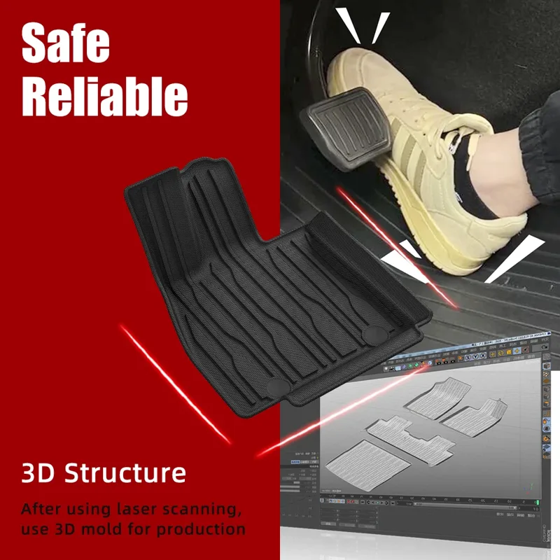 Tapis de sol de voiture person - Car Floor Mat Rubber avis et prix