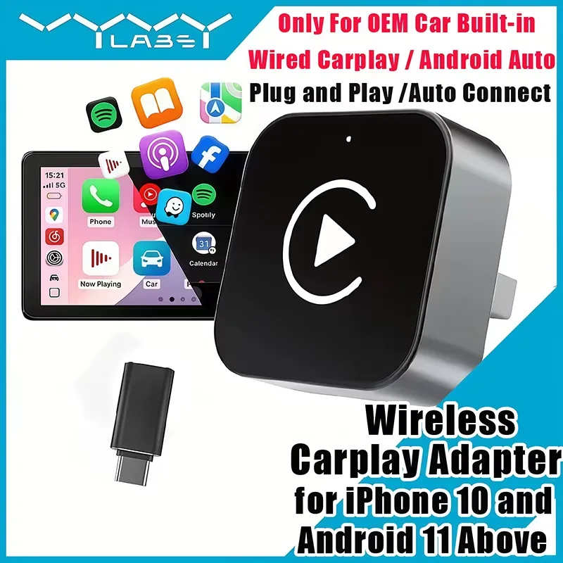 Adaptateur CarPlay sans fil 2- - Car Accessories Usa avis et prix