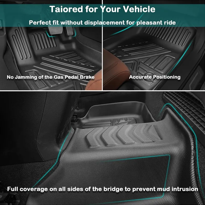 Tapis de sol toutes saisons po - Car Floor Mat Rubber avis et prix