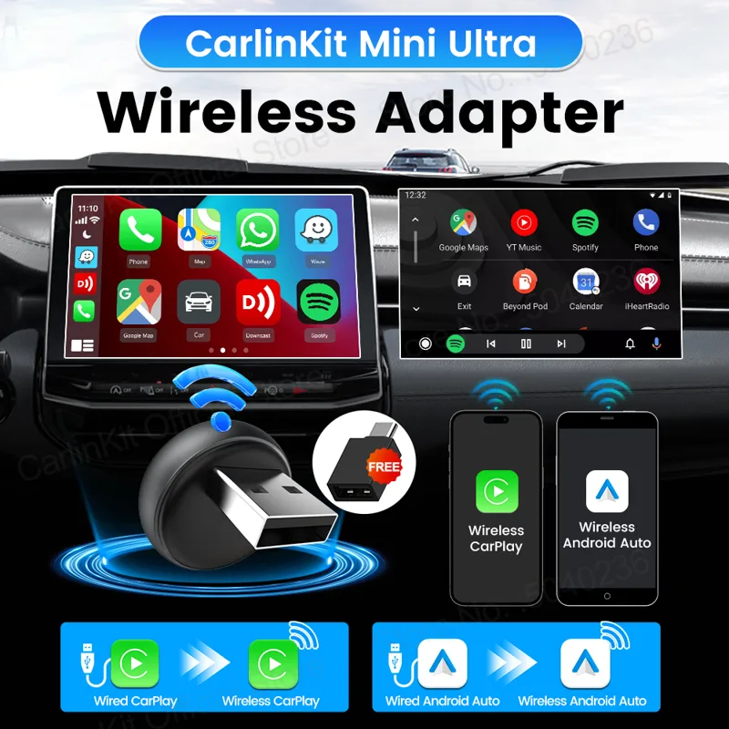Mini Ultra 3 CarlinKit 5.0 ada - Car Accessories Usa avis et prix