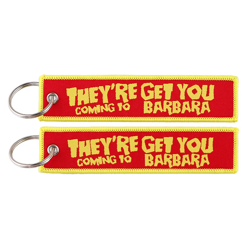 Porte-clés avec citation brodé - Car Accessories Quotation avis et prix