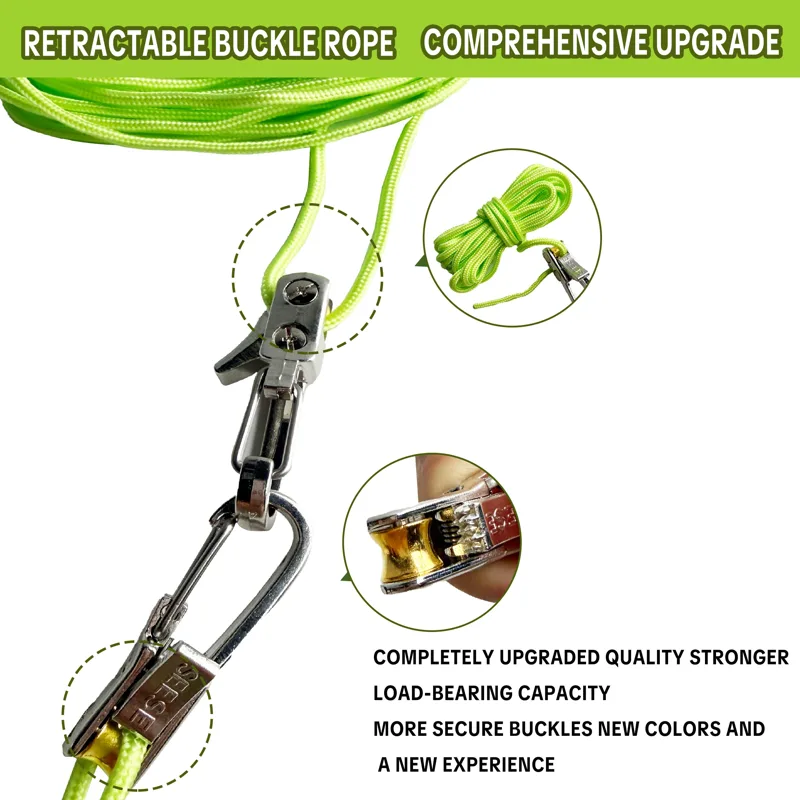 SEESE Corde à boucle rétractab - Car Accessories For Camping avis et prix