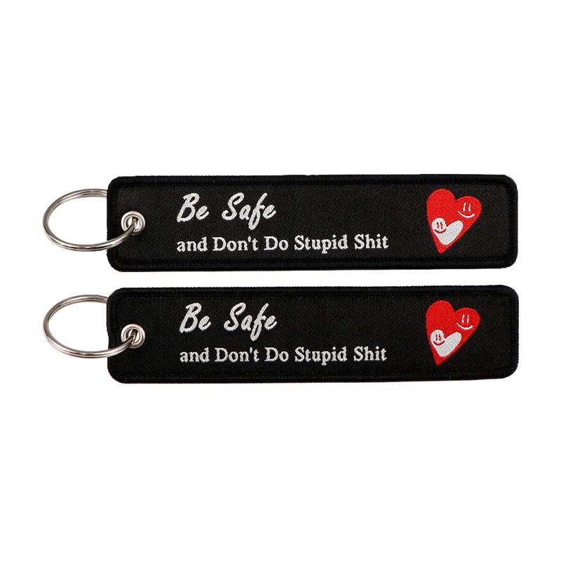 Porte-clés brodés avec citatio - Car Accessories Quotation avis et prix