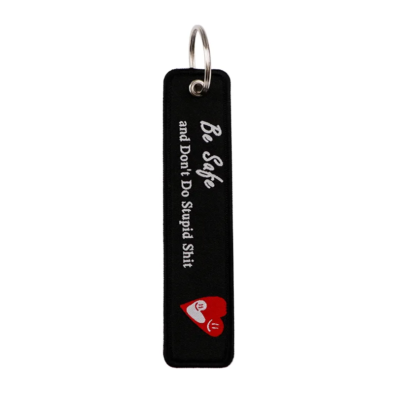 Porte-clés brodés avec citatio - Car Accessories Quotation avis et prix
