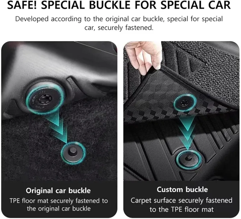 Tapis de sol de voiture TPE à  - Car Floor Mat Rubber avis et prix