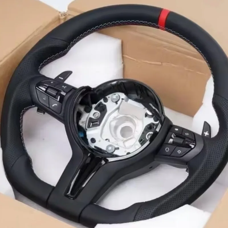Volant de voiture en cuir pour - Car Accessories For Steering Wheel avis et prix