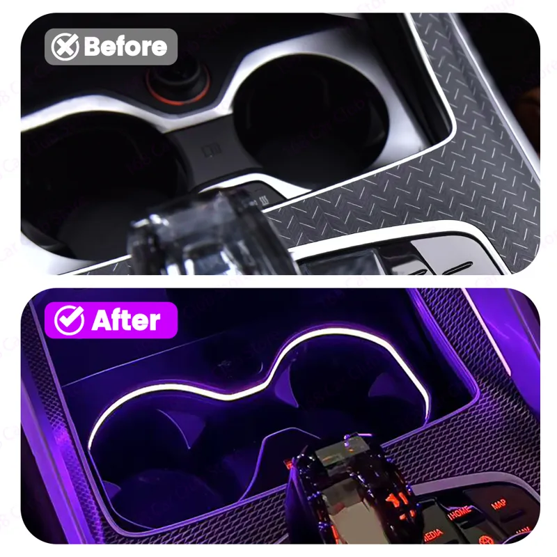 Lumière de porte-gobelet LED 1 - Car Accessories Light avis et prix