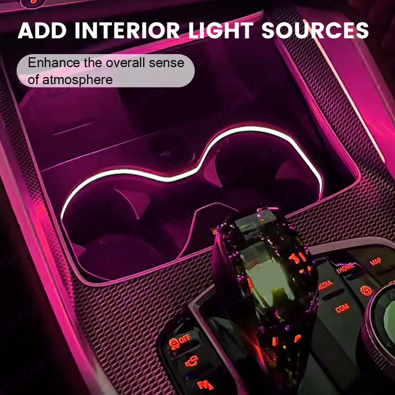 Lumière de porte-gobelet LED 1 - Car Accessories Light avis et prix