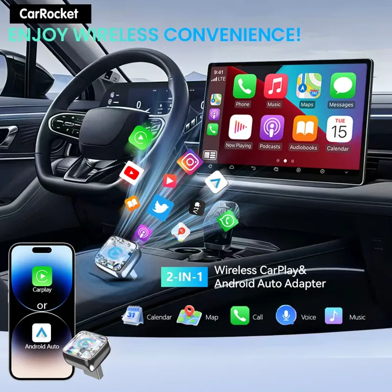 Adaptateur sans fil CarRocket  - Car Accessories Usa avis et prix